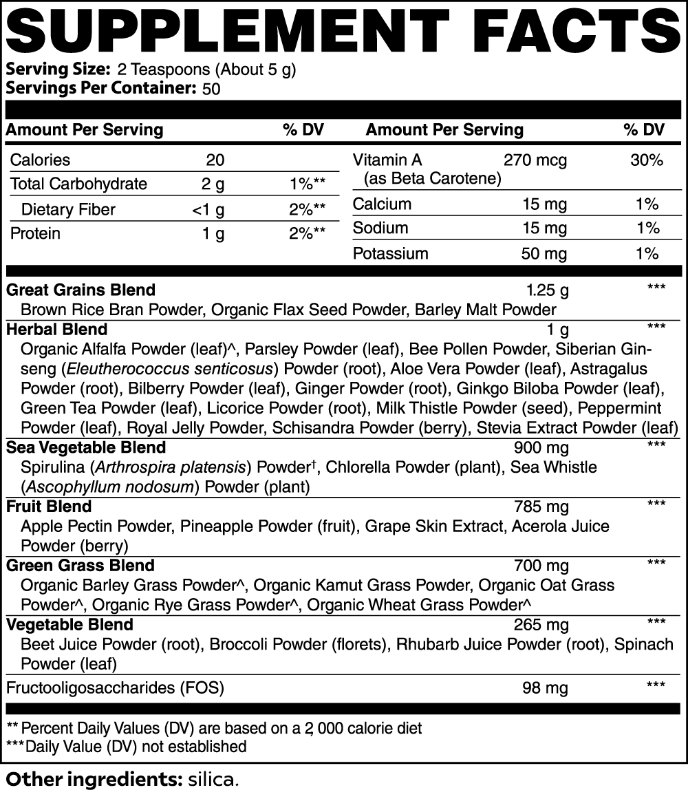 Rejuvalife Ultra Cleanse Smoothie Greens Superfood Powder