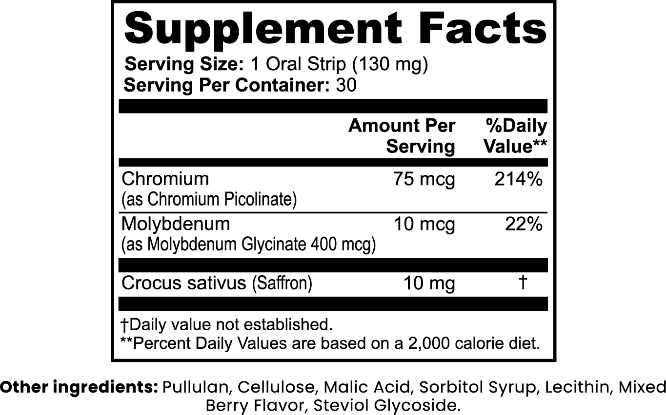 Appetite Balance & Weight Support Strips - Support Balanced Nutrition and Overall Well-Being