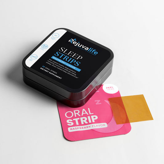 Sleep Oral Strips – Natural, Non-Addictive Sleep Aid for Restful Nights & Energized Mornings