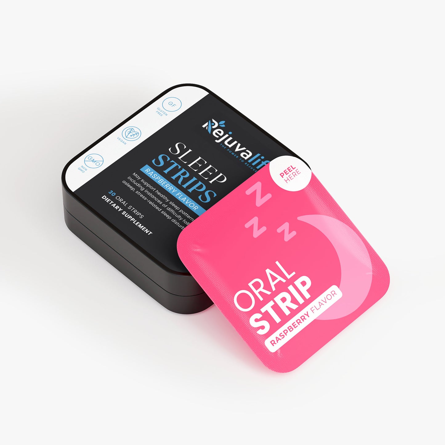 Sleep Oral Strips – Natural, Non-Addictive Sleep Aid for Restful Nights & Energized Mornings