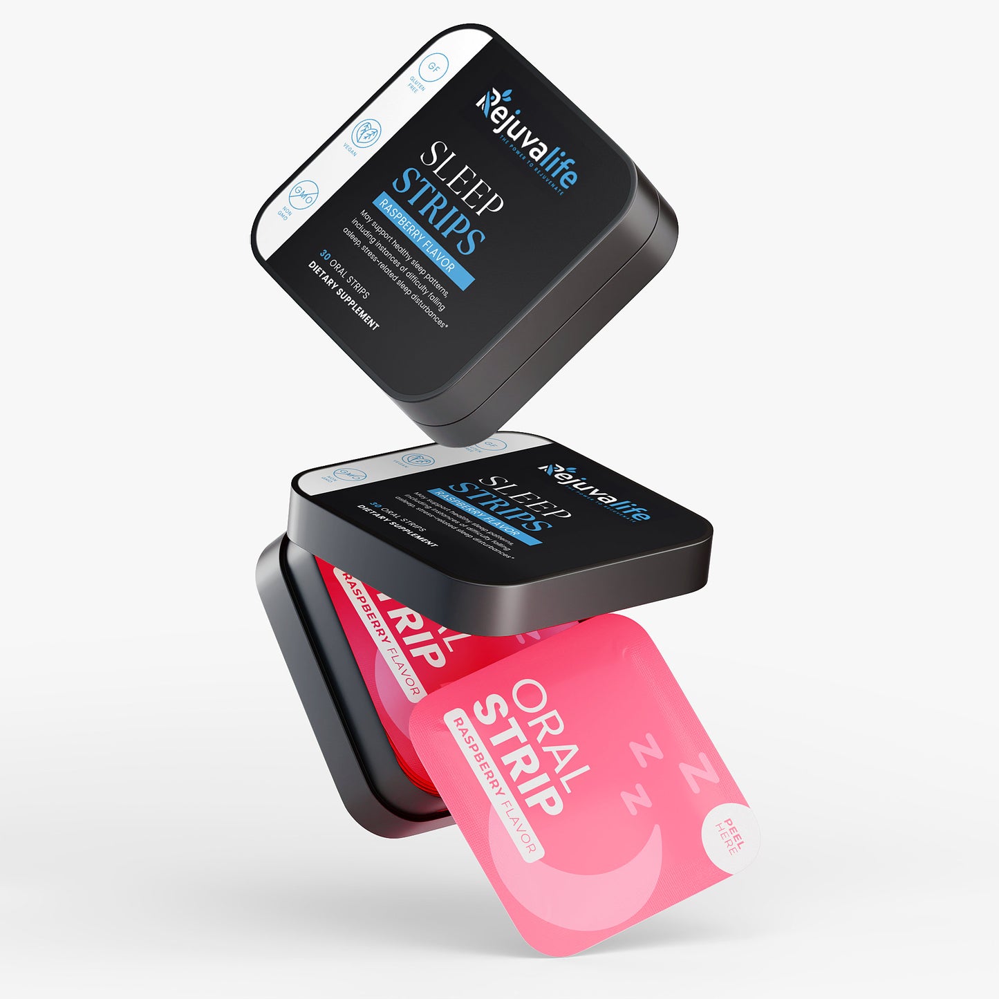 Sleep Oral Strips – Natural, Non-Addictive Sleep Aid for Restful Nights & Energized Mornings