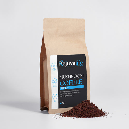 Lion's Mane & Chaga Mushroom Coffee Blend – 4oz Nootropic Coffee for Focus, Memory & Performance