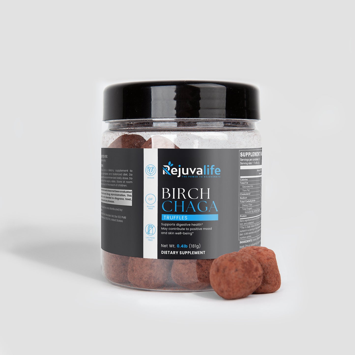 Birch Chaga Truffles – Mineral-Packed Delights for Gut Health and Well-Being