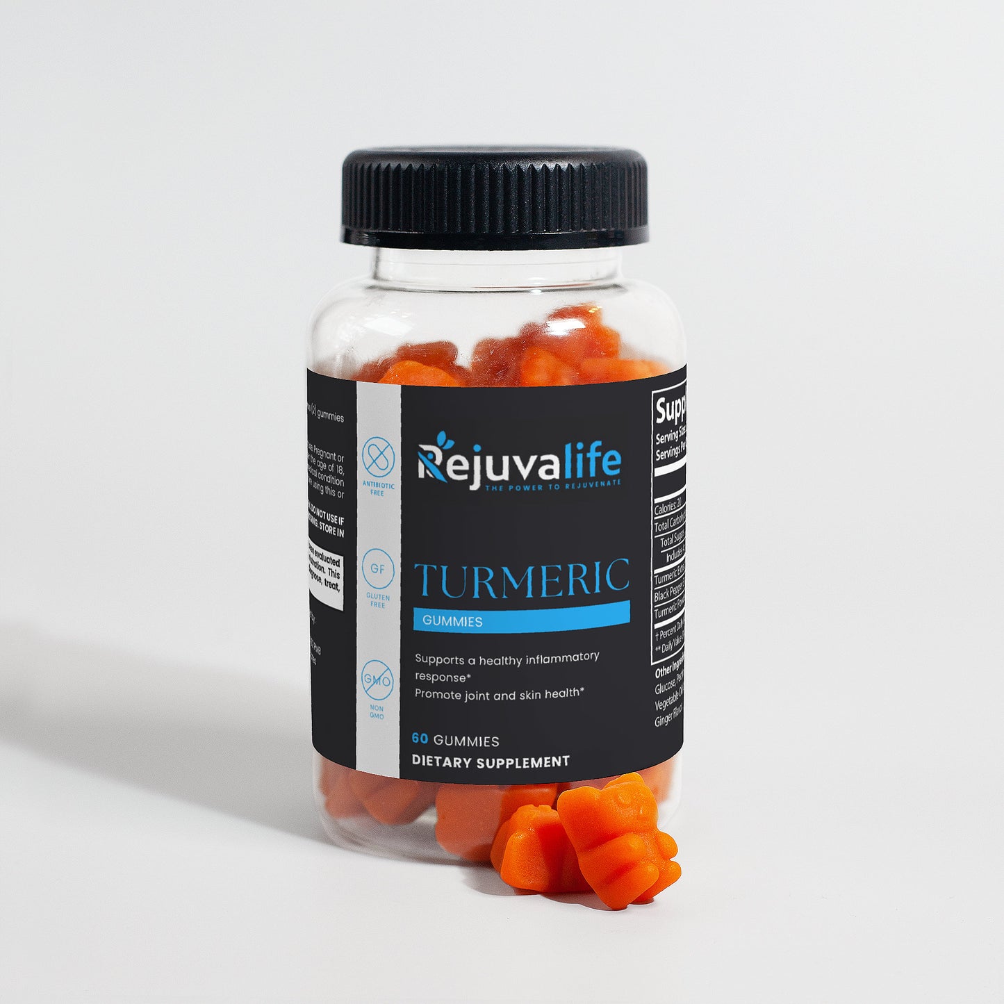 Turmeric Gummies – Powerful Antioxidant Support for Joints, Skin, and Overall Well-being