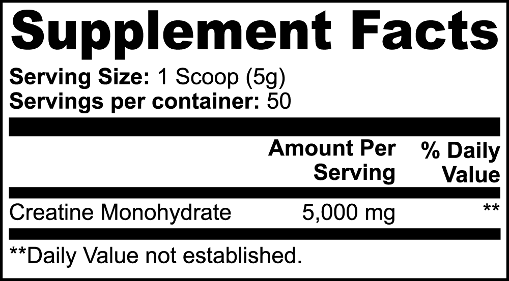 Creatine Monohydrate - Lean Muscle Builder