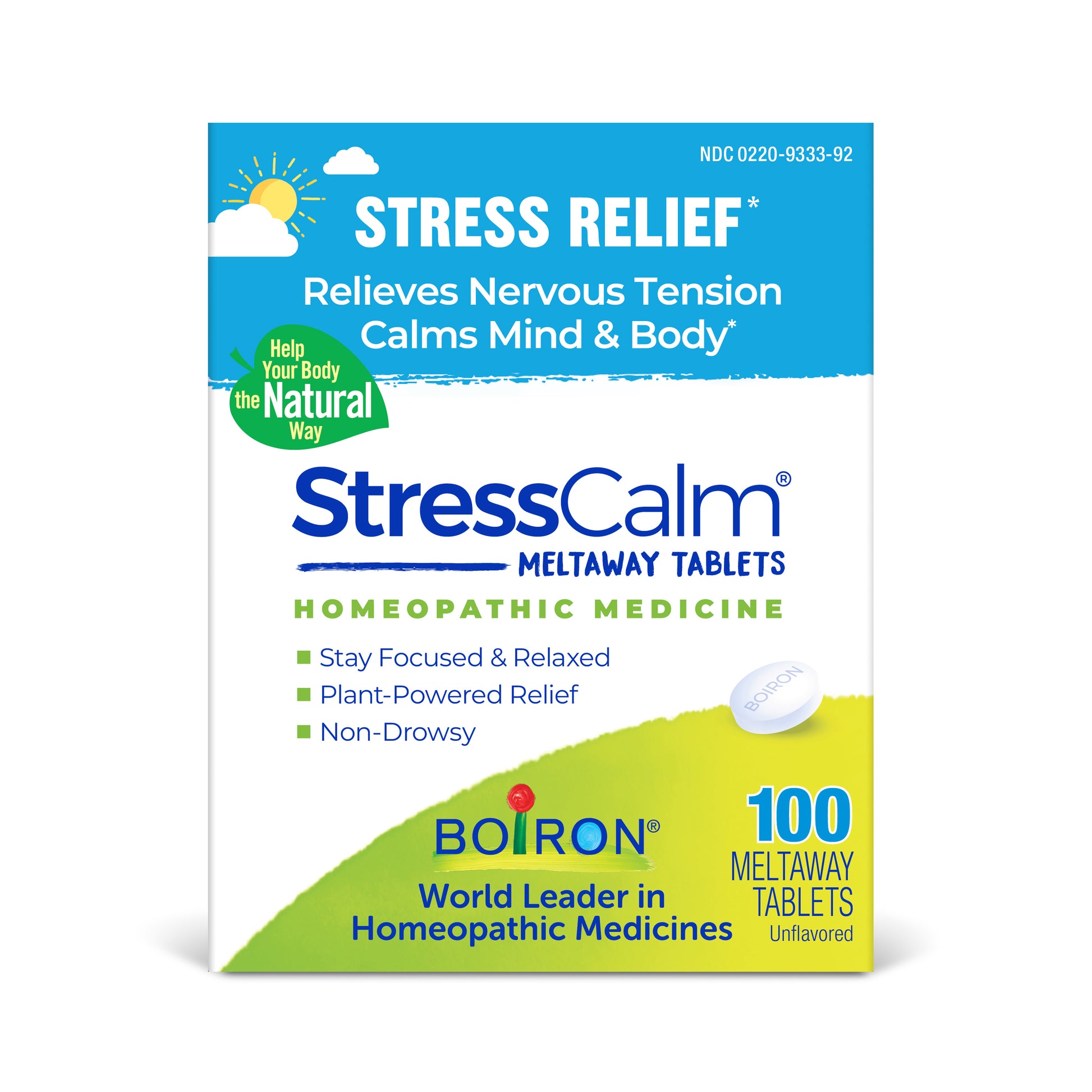 Boiron StressCalm homeopathic tablets